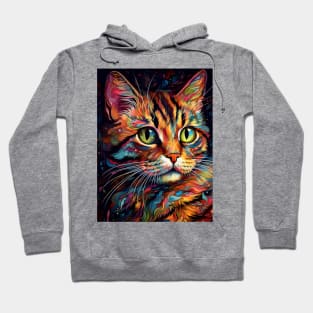 Close-up of a cat's head. Hoodie